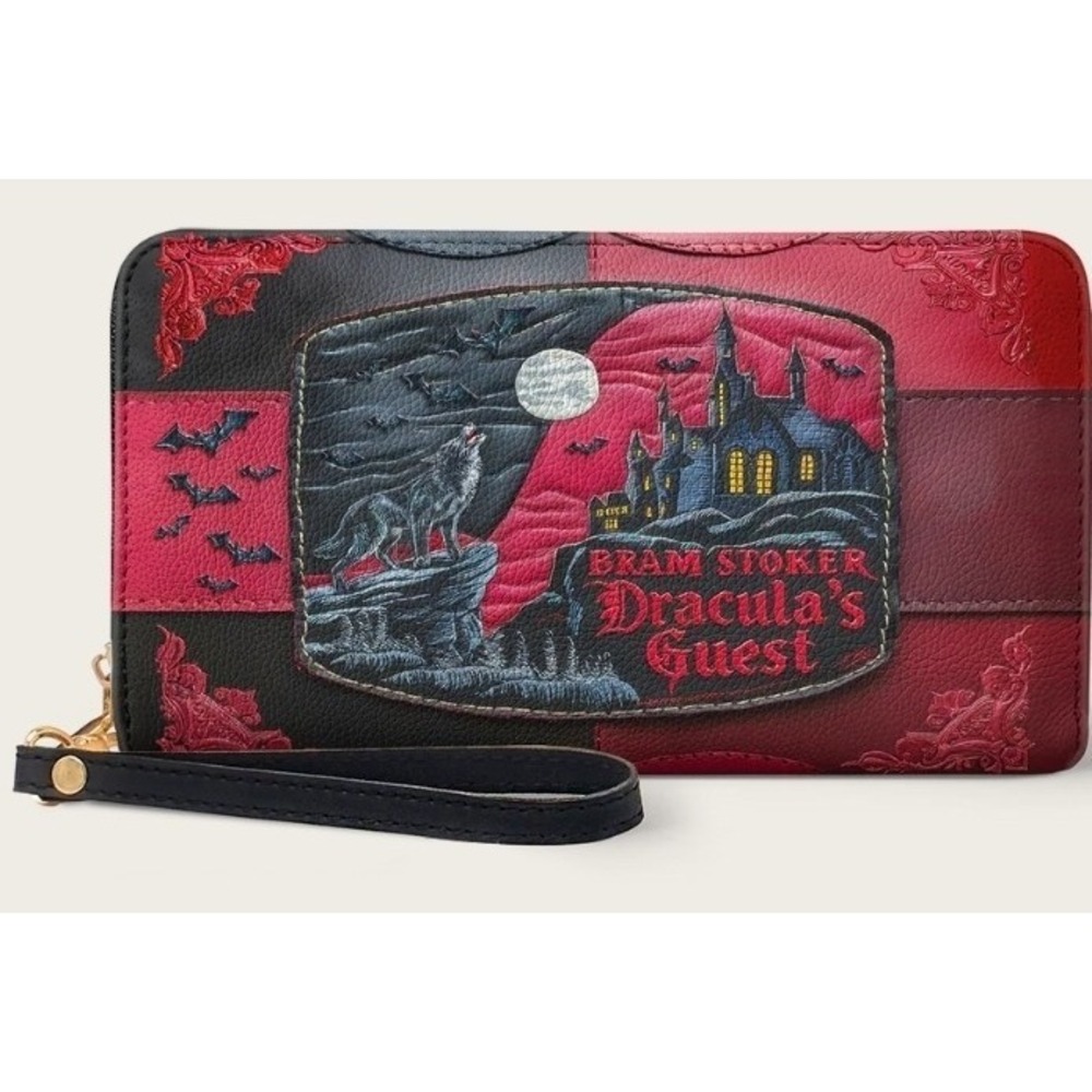 Dracula's Guest Wallet Goth Halloween New NWT Grunge Emo Excellent Vampire